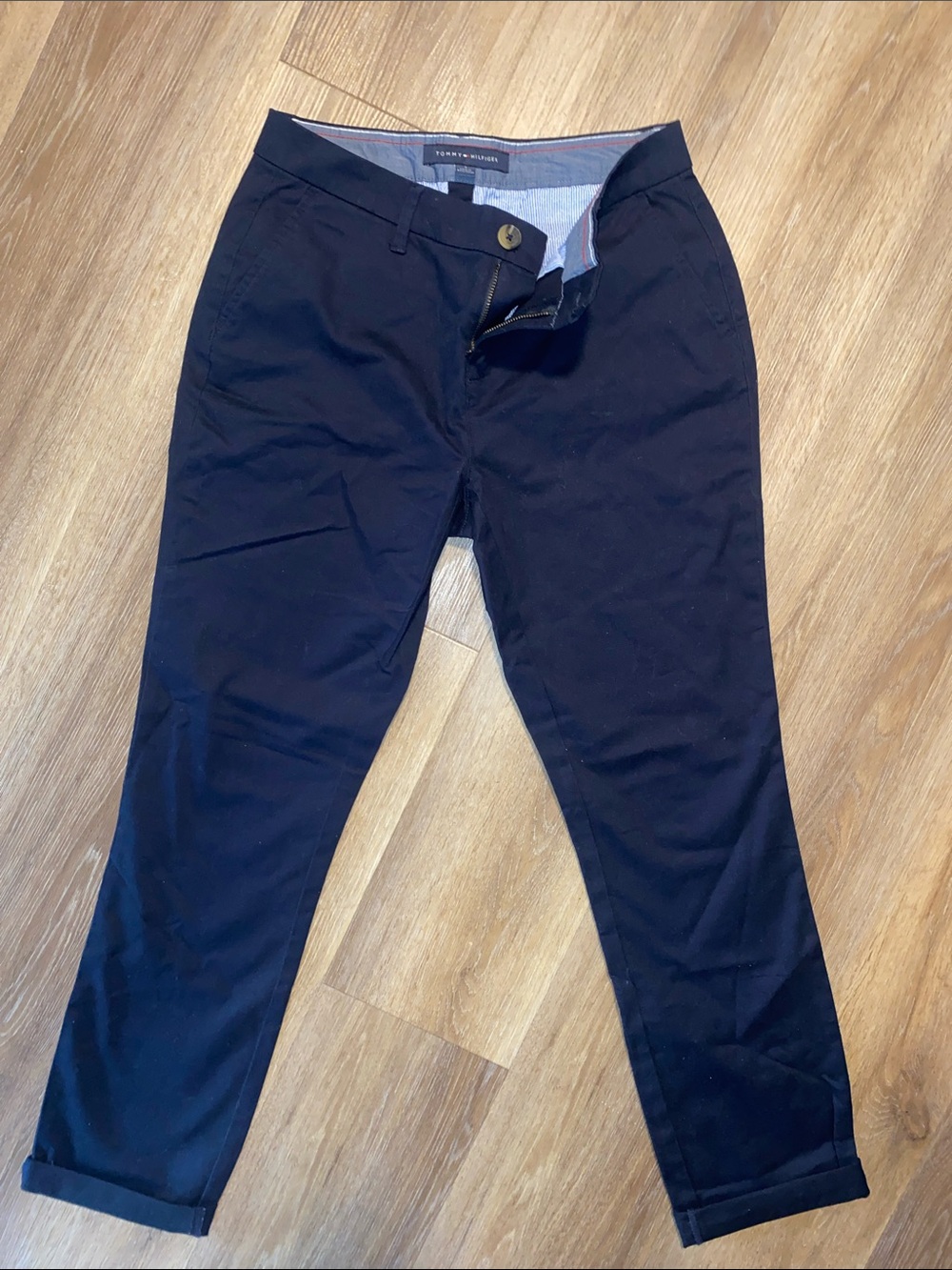 Tommy Hilfiger Womend Dark Navy Chino Pants